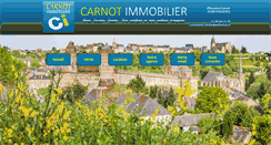 Desktop Screenshot of carnot-immo.com